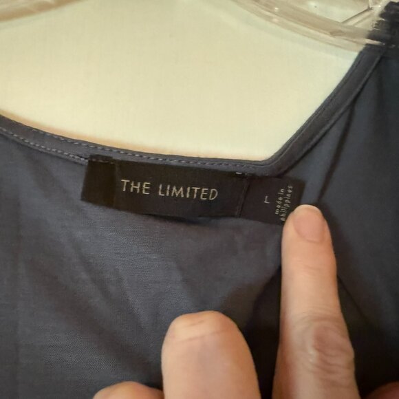 The Limited Dark Gray Tank Sequined Front - High, Low Hem - Medium - Picture 4 of 5